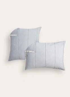 Outlet Bouchara LOT DE 2 TAIES D'OREILLER EN COTON NAÏADE BLEU