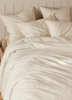 Sale Bouchara LOT DE 2 TAIES D'OREILLER EN LIN & COTON ÉCRU