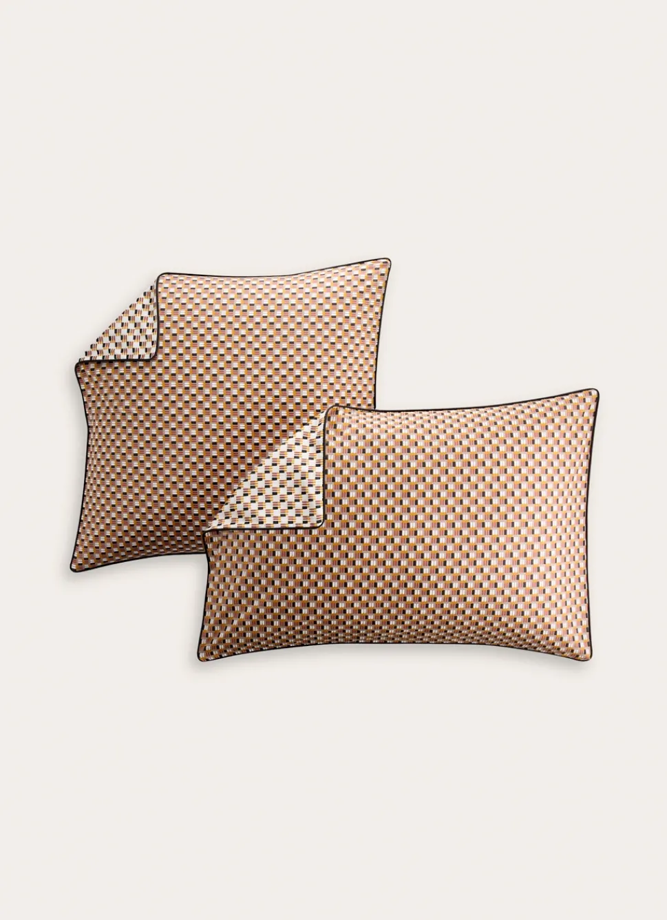 Sale Bouchara LOT DE 2 TAIES D'OREILLER ERINA BRUN