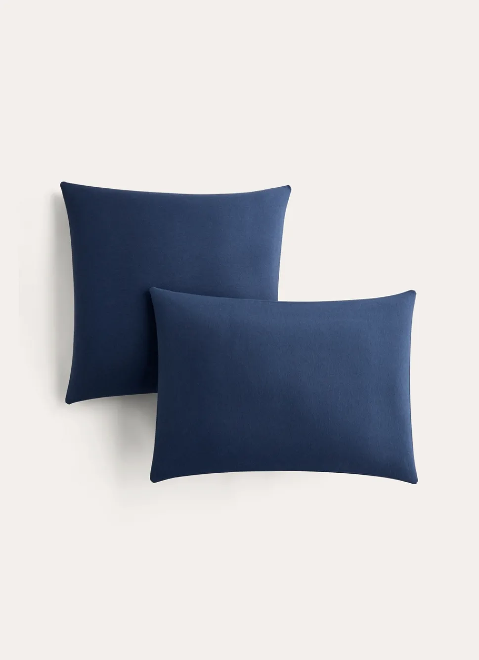Hot Bouchara LOT DE 2 TAIES D'OREILLER EN FLANELLE COCON INDIGO