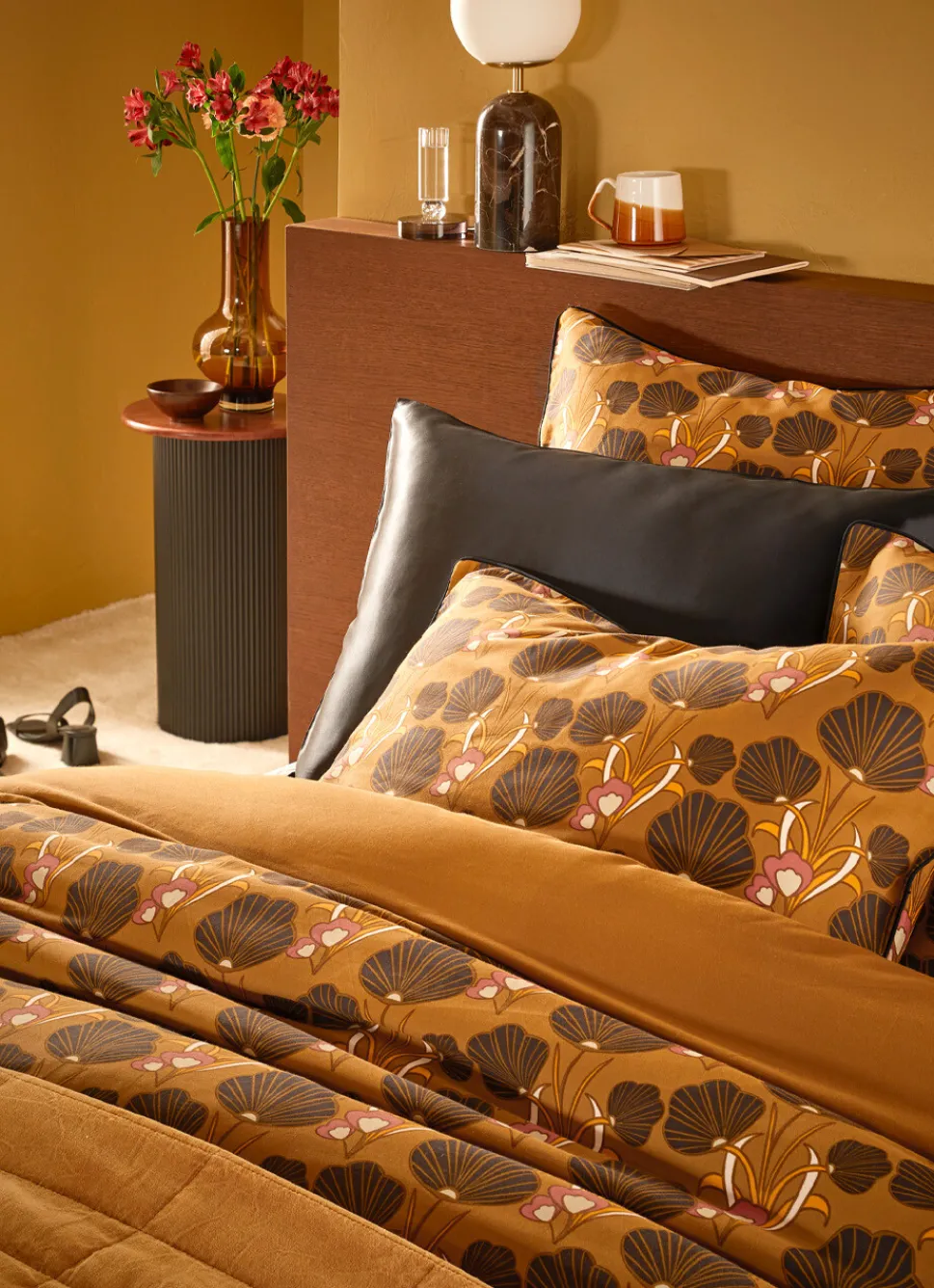 Hot Bouchara LOT DE 2 TAIES D’OREILLER EN SATIN DE COTON ALVAR OCRE