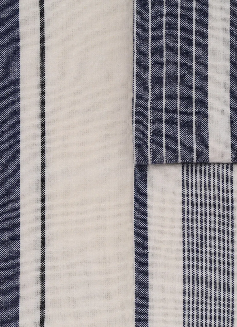 Sale Bouchara LOT DE 3 TORCHONS EN COTON À RAYURES Bleu MARINE