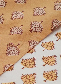 Bouchara LOT DE 2 TORCHONS EN COTON IMPRIMÉ MOTIF VÉGÉTAL MULTICOLORE