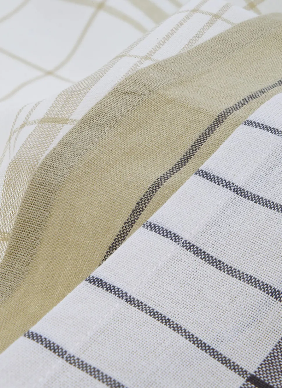 Online Bouchara LOT DE 3 TORCHONS EN COTON BEIGE