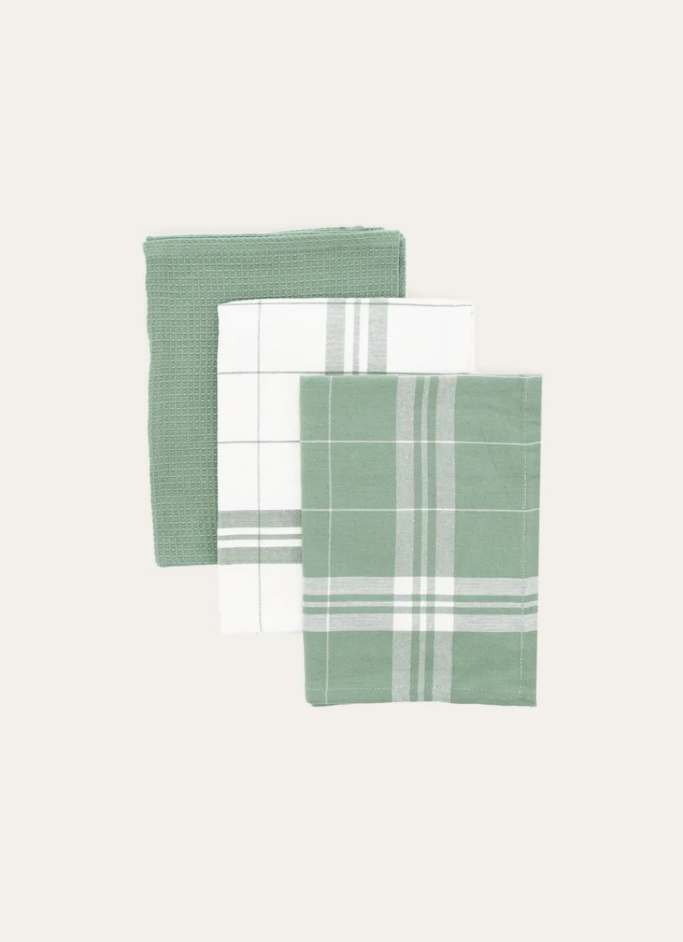 Online Bouchara LOT DE 3 TORCHONS EN COTON THYM