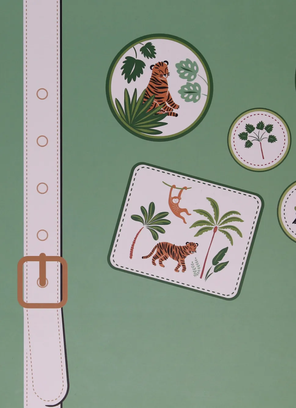 Outlet Bouchara MALLE EN CARTON JUNGLE MULTICOLORE