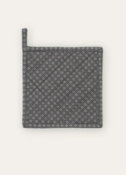 Bouchara MANIQUE EN COTON MOTIF FANTAISIE GRIS/BLANC