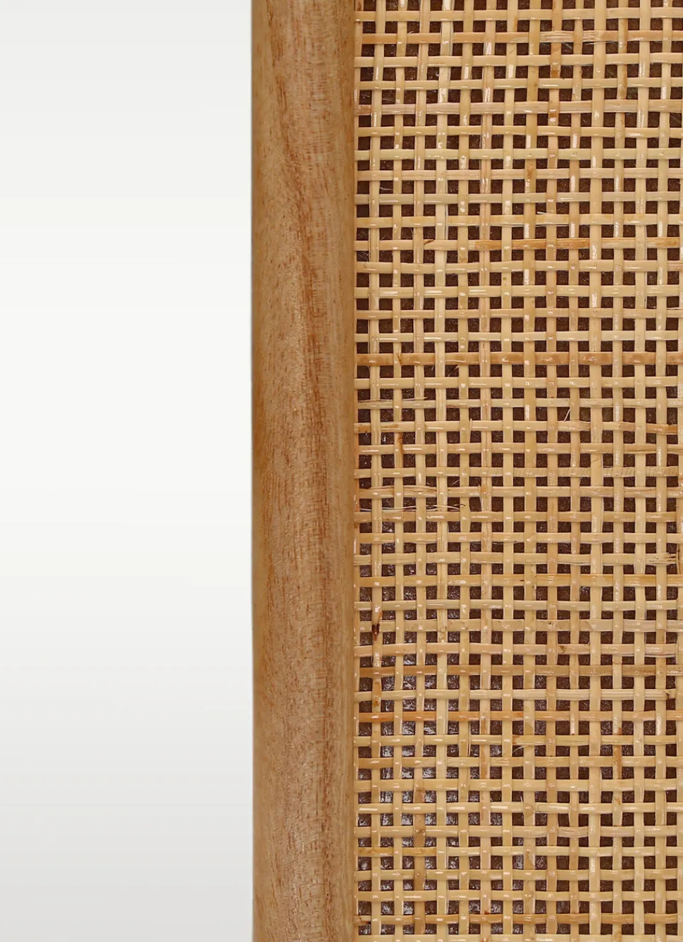 Bouchara MIROIR EN ROTIN TISSÉ ARRONDI BOIS