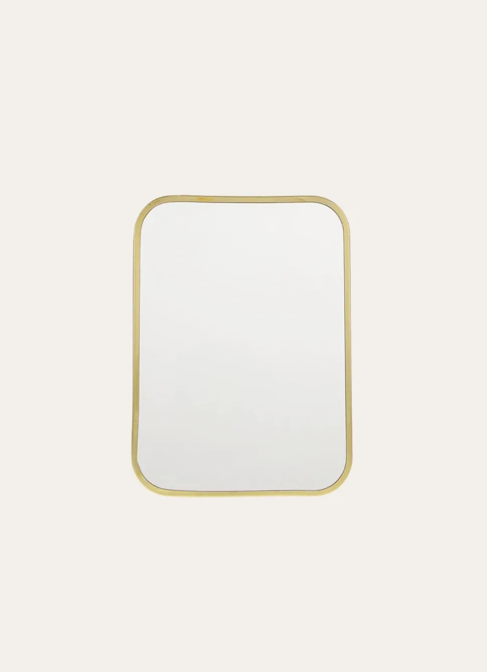 Hot Bouchara MIROIR RECTANGULAIRE À POSER EN LAITON DORE