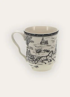 Online Bouchara MUG EN GRÈS MOTIF HIVERNAL SYLVAINE GRIS