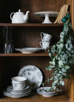 Online Bouchara MUG EN GRÈS MOTIF HIVERNAL SYLVAINE GRIS