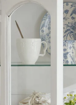 Outlet Bouchara MUG EN GRÈS ORNEMENTÉ CREME