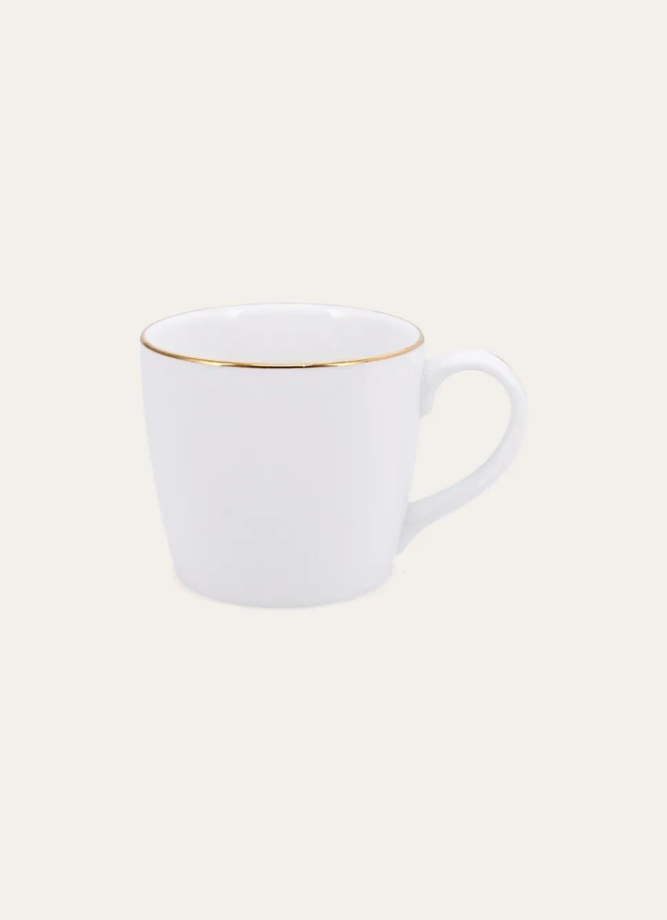 Discount Bouchara MUG EN PORCELAINE AVEC LISERÉ DORÉ BLANC