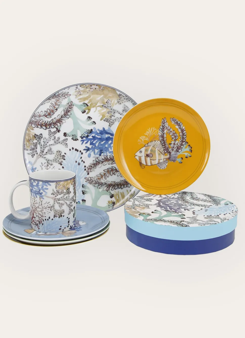 Discount Bouchara MUG EN PORCELAINE AVEC MOTIF MARIN - GOAP MULTICOLORE