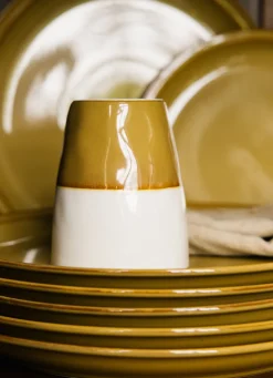 Discount Bouchara MUG QUOTIDIEN EN GRÈS OCRE