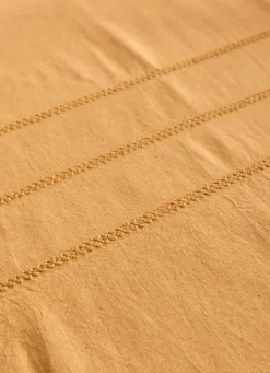 New Bouchara NAPPE BRODÉE AU CENTRE AVEC POINT TON SUR TON OSIER