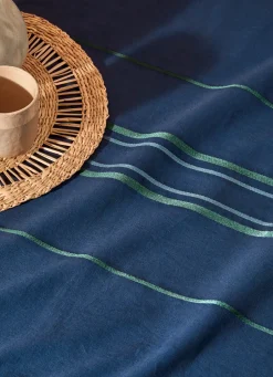 Bouchara NAPPE BRODÉE CODI BLEU MARINE