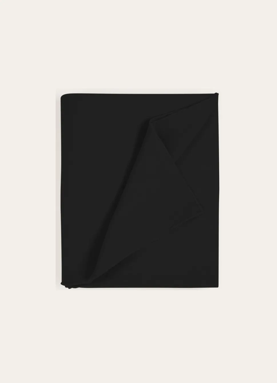 Bouchara NAPPE COTON LIN FINITION BOURDON NOIR