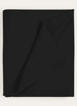 Bouchara NAPPE COTON LIN FINITION BOURDON NOIR