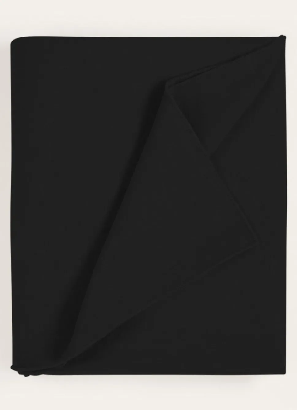 Bouchara NAPPE COTON LIN FINITION BOURDON NOIR