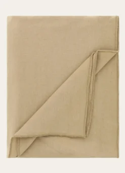 Online Bouchara NAPPE COTON LIN FINITION BOURDON TABAC