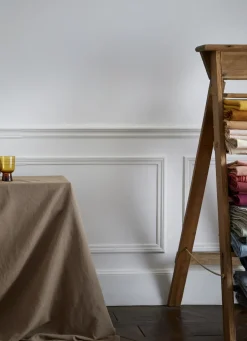 Hot Bouchara NAPPE COTON LIN FINITION BOURDON MOYEN FORMAT BRIQUE