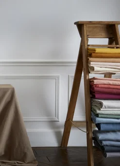 Best Bouchara NAPPE COTON LIN FINITION BOURDON LAIT