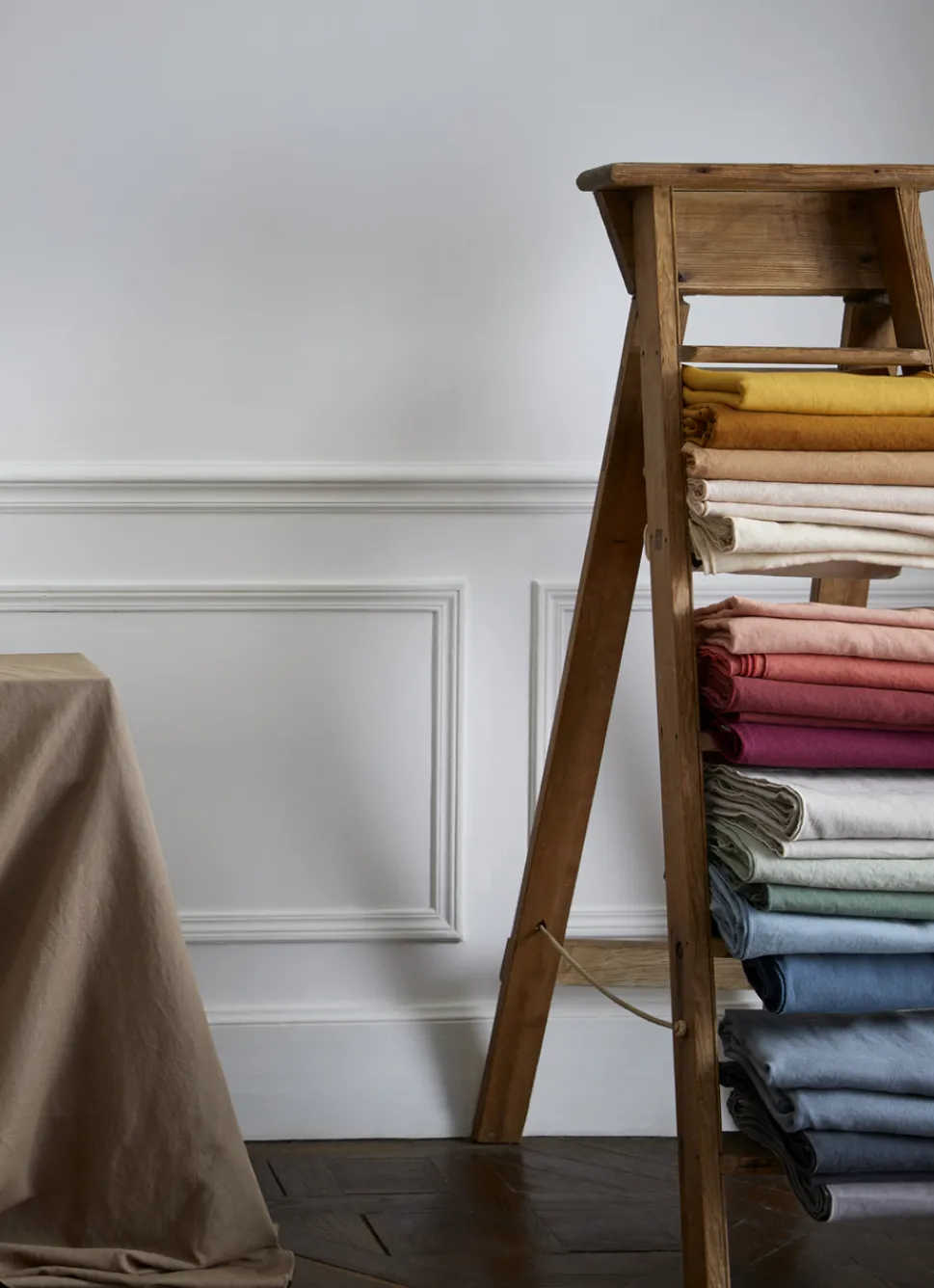 Best Bouchara NAPPE COTON LIN FINITION BOURDON LAIT