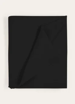 Bouchara NAPPE COTON LIN FINITION BOURDON MOYEN FORMAT Noir