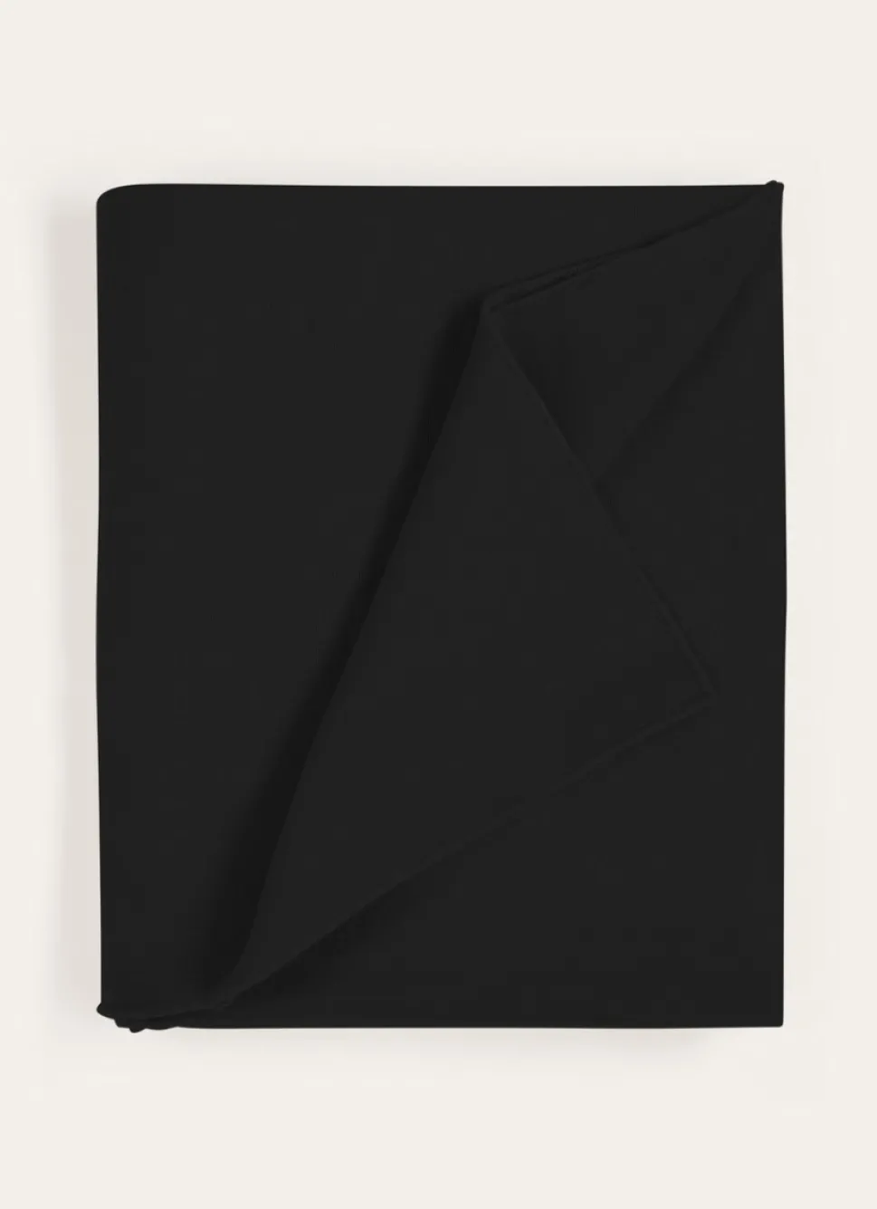 Bouchara NAPPE COTON LIN FINITION BOURDON MOYEN FORMAT Noir