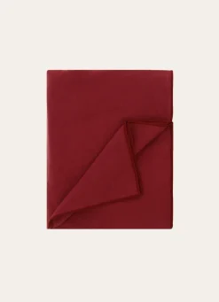 Clearance Bouchara NAPPE COTON LIN FINITION BOURDON BRIQUE