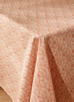 Clearance Bouchara NAPPE EN COTON IMPRIMÉ AVEC ENDUCTION ACRYLIQUE rouge