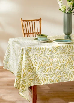 Best Bouchara NAPPE EN COTON IMPRIMÉ FEUILLAGE PALMIER MULTICOLORE