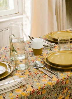 Discount Bouchara NAPPE EN COTON IMPRIMÉ FLORAL MULTICOLORE