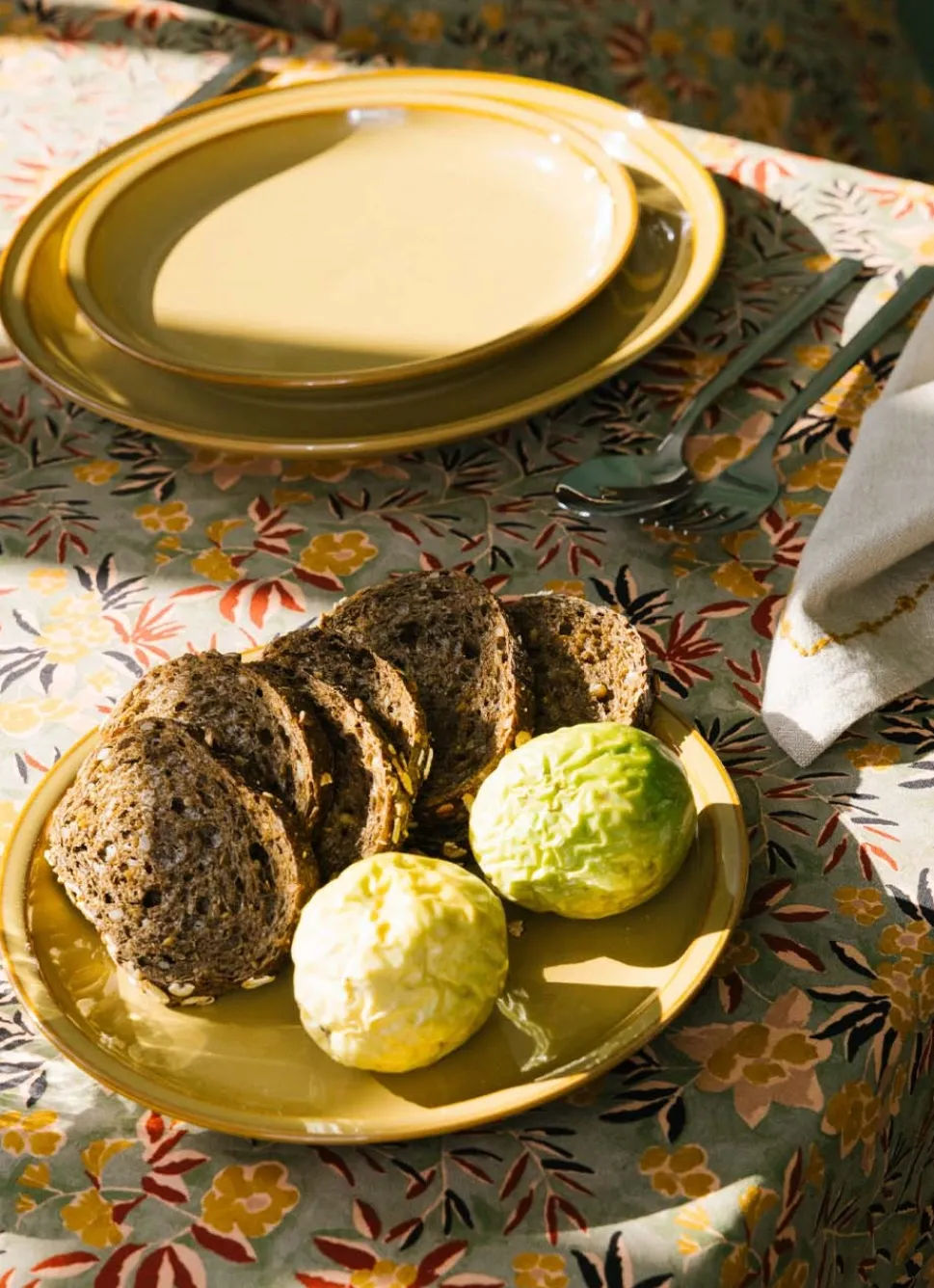 Discount Bouchara NAPPE EN COTON IMPRIMÉ FLORAL MULTICOLORE