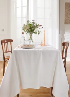 Sale Bouchara NAPPE EN JACQUARD BLANC