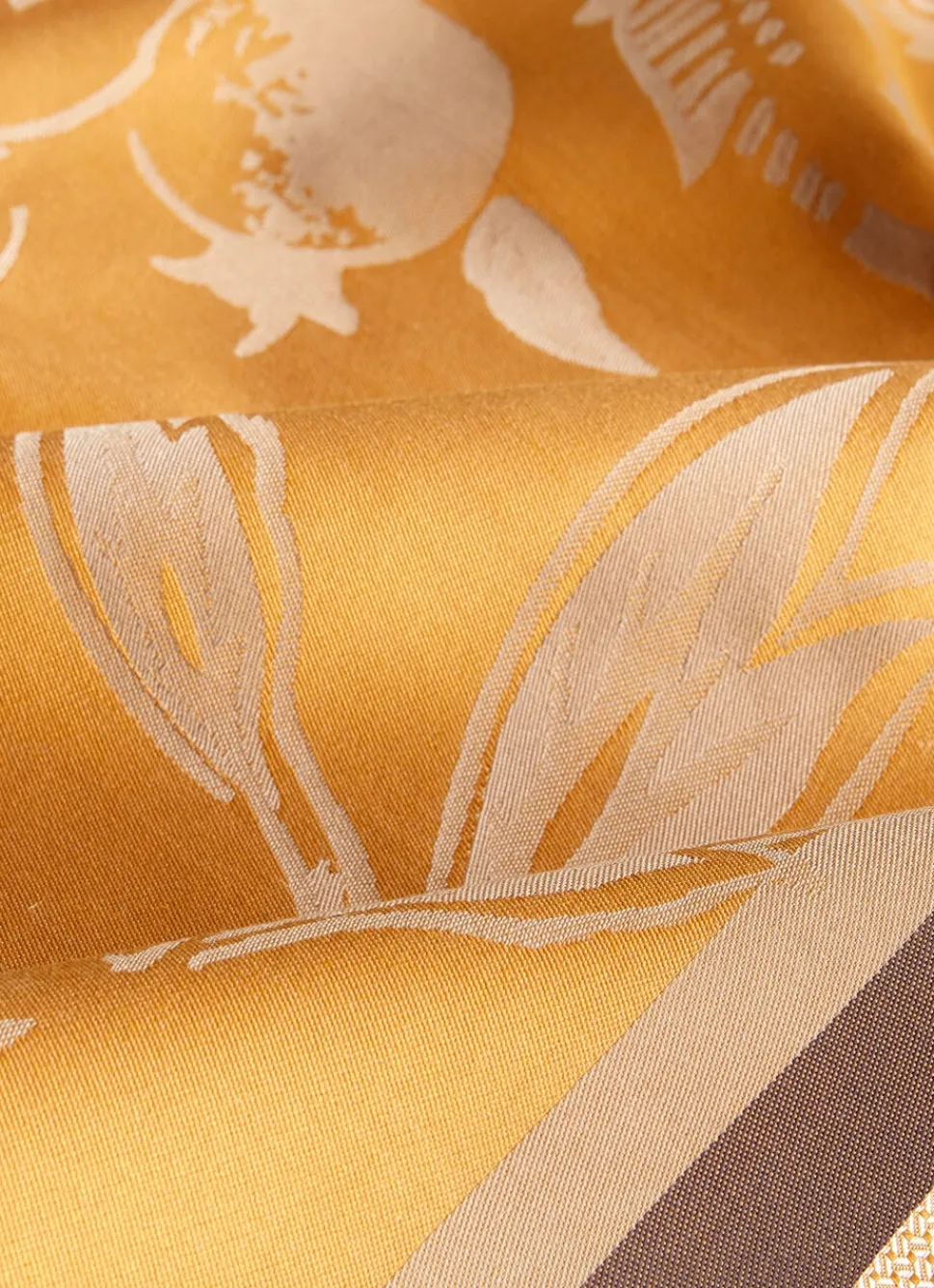 New Bouchara NAPPE EN JACQUARD DE COTON INTZ MULTICOLORE/JAUNE