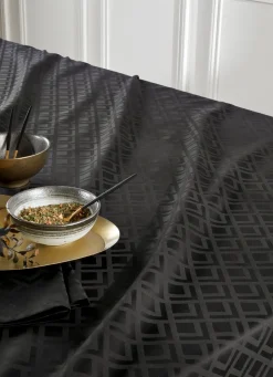 Best Bouchara NAPPE EN JACQUARD DE COTON Noir