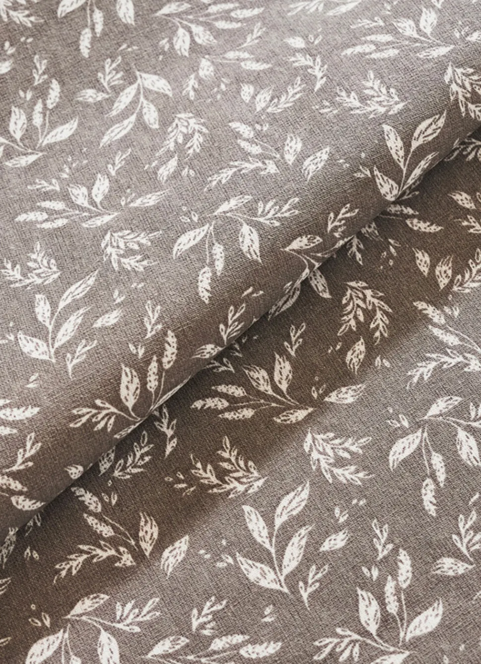 Hot Bouchara NAPPE ENDUITE À MOTIF VÉGÉTAL GRIS