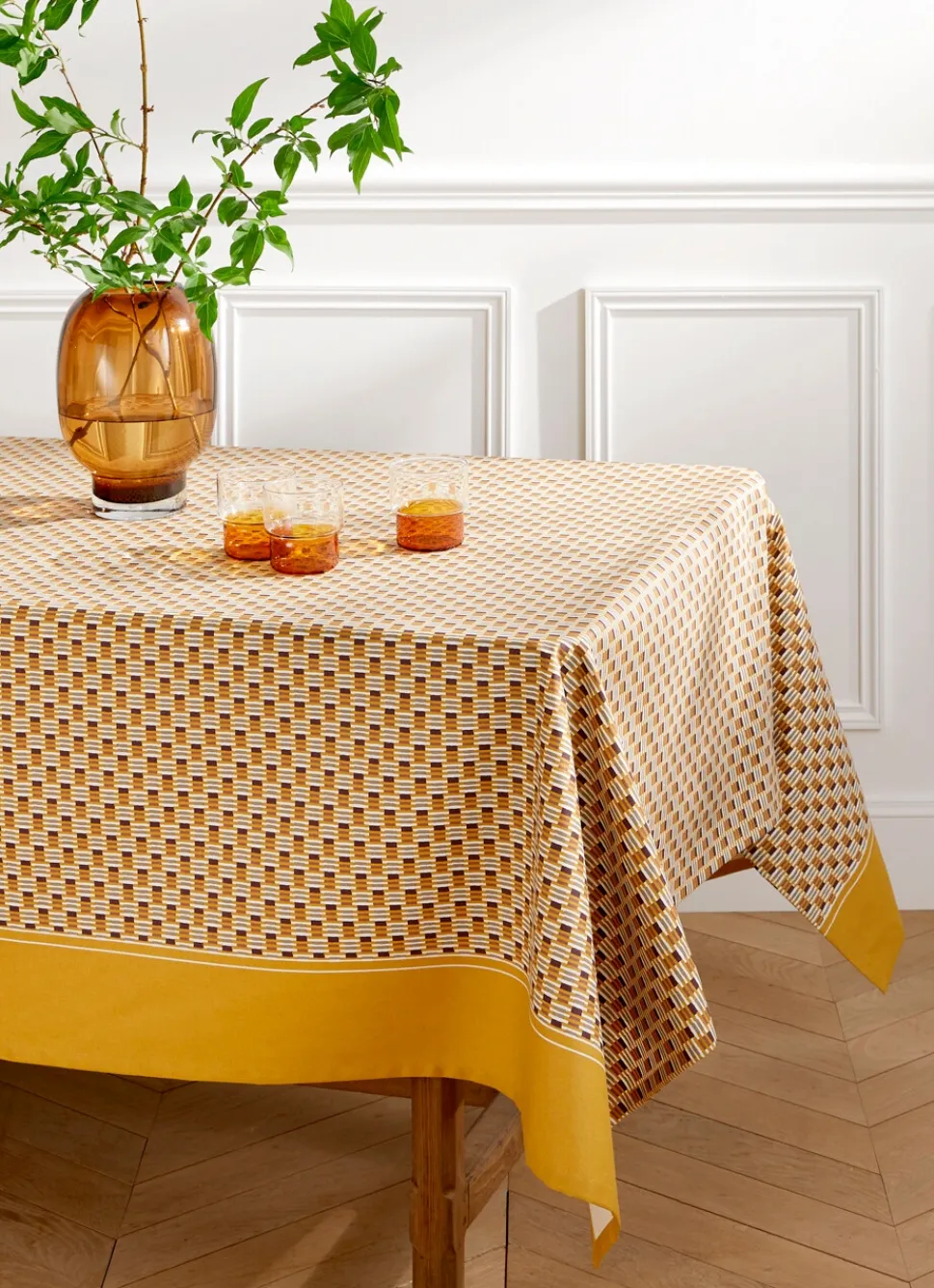 Best Bouchara NAPPE ENDUITE EMMA MULTICOLORE/JAUNE