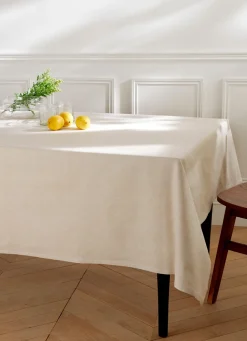 Online Bouchara NAPPE ENDUITE EN COTON TEXTURÉ BEIGE