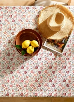 Outlet Bouchara NAPPE ENDUITE FLEURS ROSY MULTICOLORE