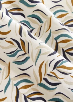 Outlet Bouchara NAPPE ENDUITE IMPRIMÉ FEUILLES CLOÉ MULTICOLORE