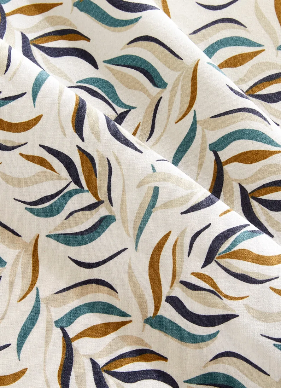 Outlet Bouchara NAPPE ENDUITE IMPRIMÉ FEUILLES CLOÉ MULTICOLORE