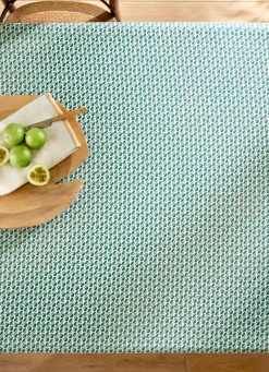 Outlet Bouchara NAPPE ENDUITE IMPRIMÉ GRAINS DE CAFÉ VERT CEDRE