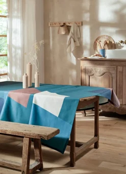 New Bouchara NAPPE IMPRIMÉE COLOR BLEU