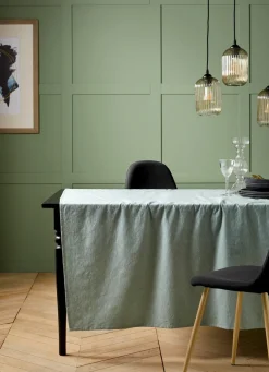 Online Bouchara NAPPE JACQUARD FLORAL REJA VERT D'EAU VERT D'EAU