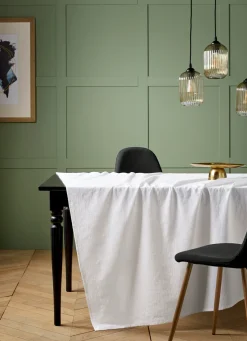 Discount Bouchara NAPPE JACQUARD FLORAL REJA ÉCRU