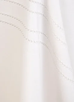 Sale Bouchara NAPPE RONDE POINÇON NANI BLANC