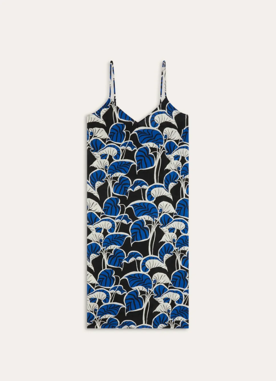 Outlet Bouchara NUISETTE IMPRIMÉ VÉGÉTAL EN VISCOSE ECO VERO Noir